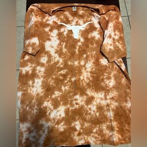 Orange Tie-Dye Short Sleeve Tee